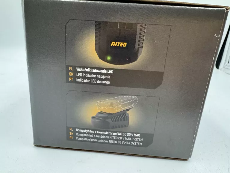 ŁADOWARKA DO AKUMULATORÓW NITEO 20V 2,4A CLV-2102400