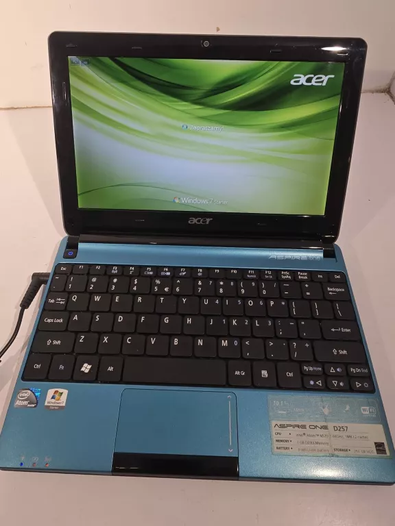 LAPTOP ACER ASPIRE ONE D257 TYLKO NA ŁADOWARCE