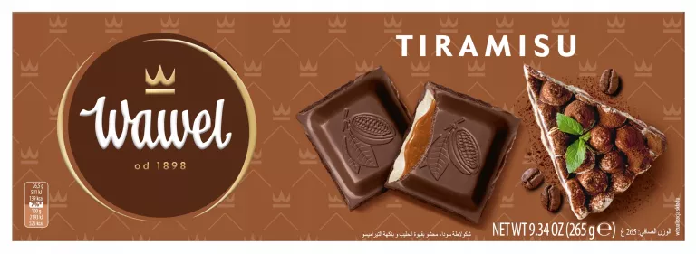 CZEKOLADA DESEROWA WAWEL TIRAMISU 265G