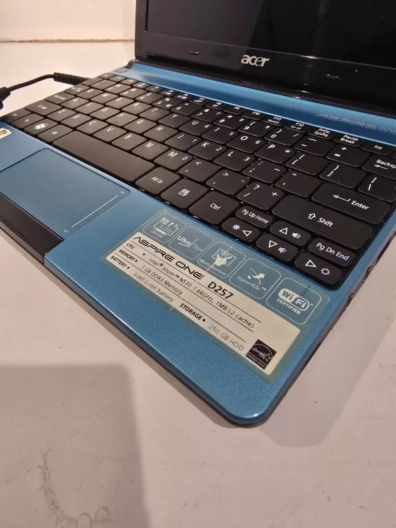 LAPTOP ACER ASPIRE ONE D257 TYLKO NA ŁADOWARCE