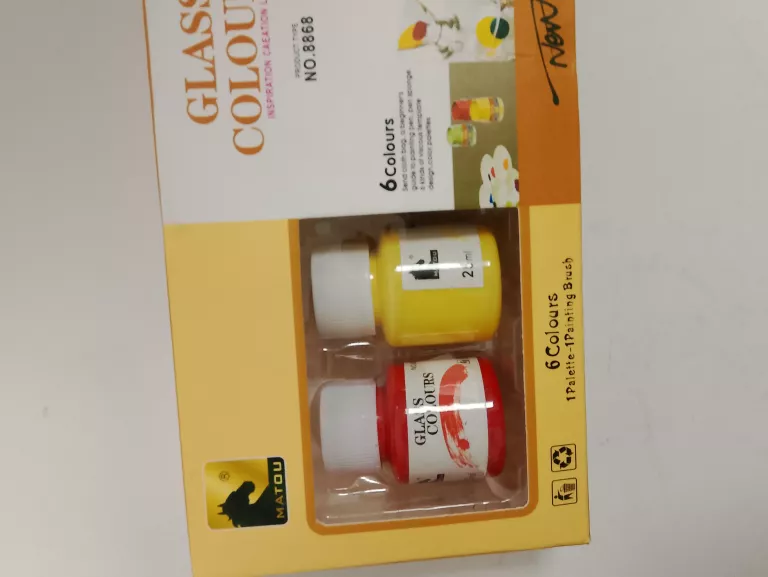 FARBKI DO MALOWANIA PO SZKLE 6 X 25ML [250222023]