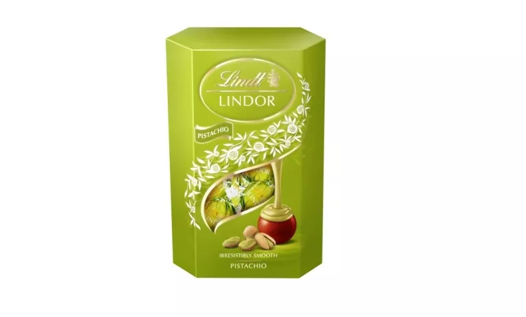 PRALINY Z CZEKOLADY MLECZNEJ LINDT LINDOR PISTACHIO 200 G