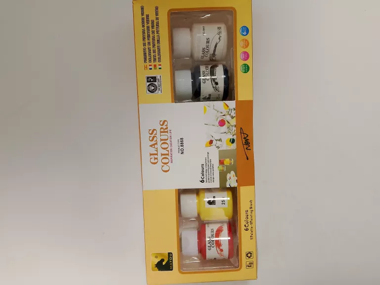 FARBKI DO MALOWANIA PO SZKLE 6 X 25ML [250222023]
