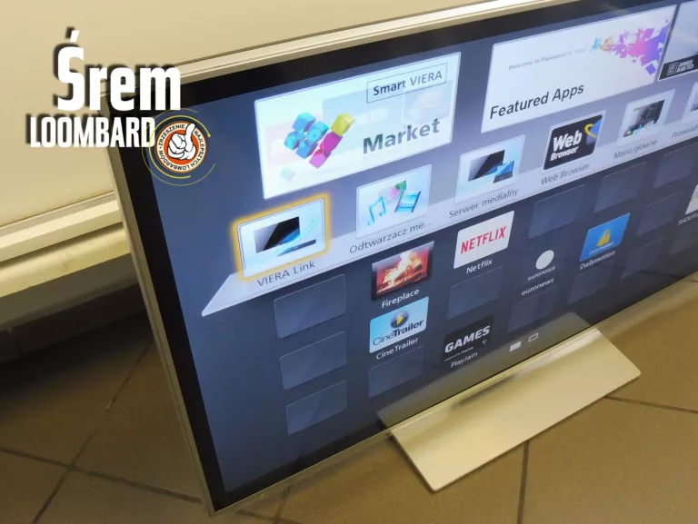 TELEWIZOR PANASONIC TX-L42E6E, PILOT, KABEL ZASILAJĄCY