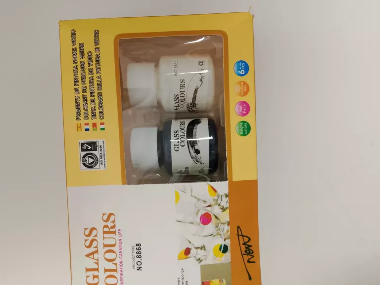 FARBKI DO MALOWANIA PO SZKLE 6 X 25ML [250222023]