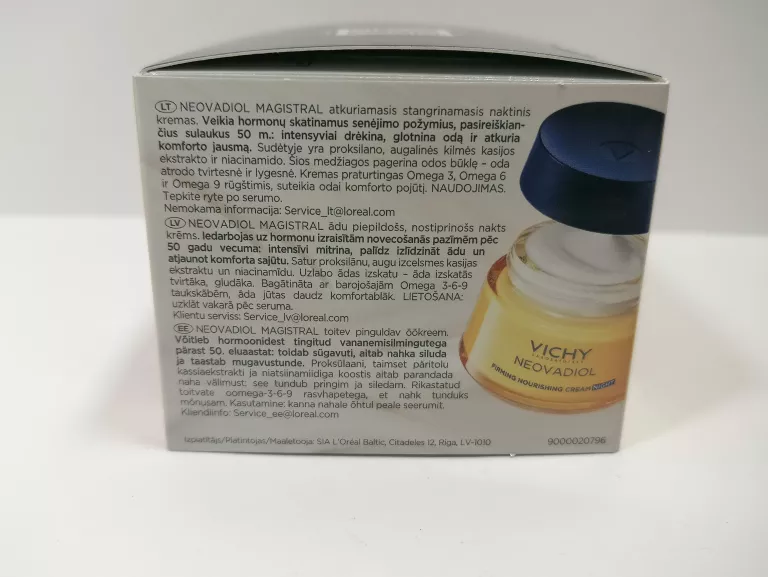 VICHY NEOVADIOL MAGISTRAL ODŻYWCZY MODELUJĄCY OWAL TWARZY KREM NA NOC