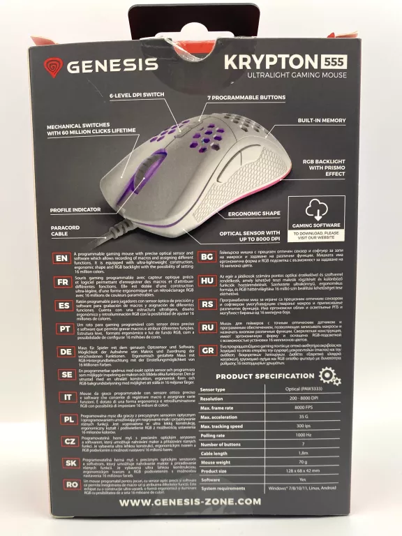 MYSZ GENESIS KRYPTON 555