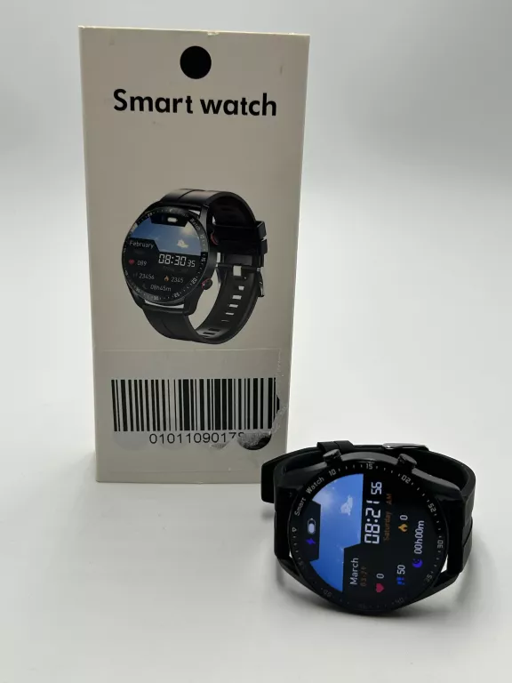 ZEGAREK SMARTWATCH BLUETOOTH LY726 HW20 WIADOMOŚCI SEN POGODA PULS CZARNY