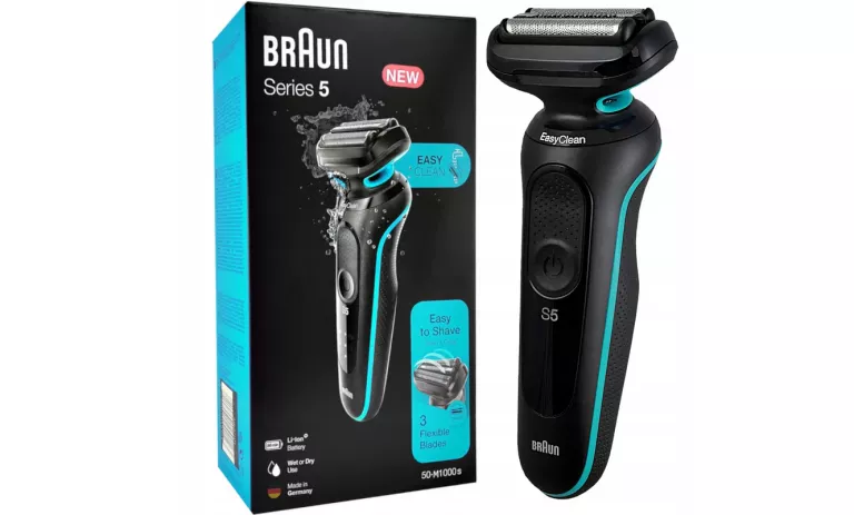 NIESAMOWITA MASZYNKA GOLARKA BRAUN SERIA 5 51-M1000S STAN IDEAŁ AUTO SENSE