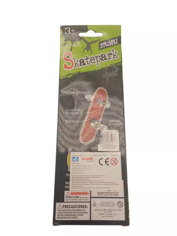 SKATEPARK DESKOROLKI FINGERBOARD 4SZT