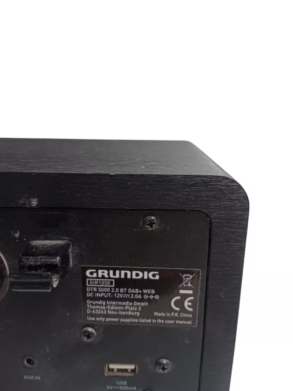 GRUNDIG RADIO INTERNETOWE DAB+ DTR5000X BT USB KOLOR CZARNY