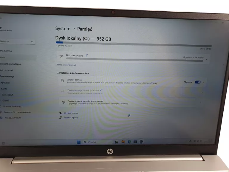 LAPTOP HP PAVILION 15-EG1152NW 15,6 " INTEL CORE I5 16 GB/1000 GB SREBRNY