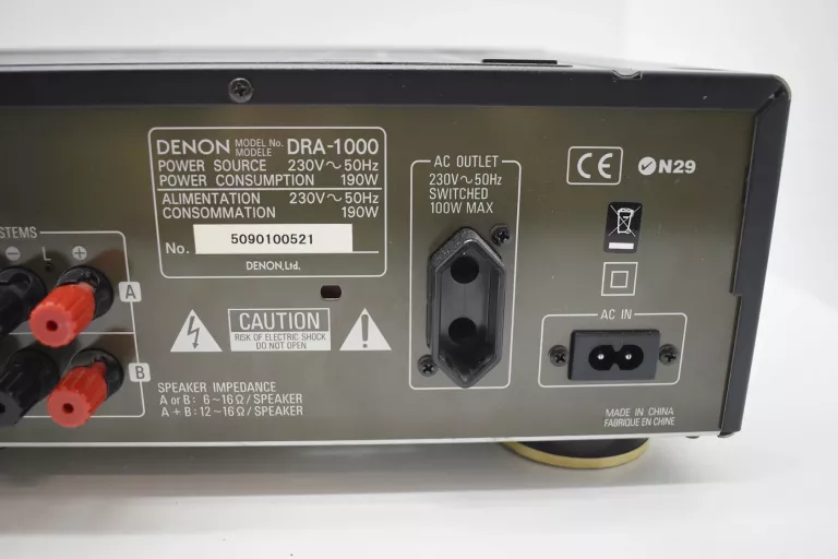DENON DRA-1000 AMPLITUNER STEREO