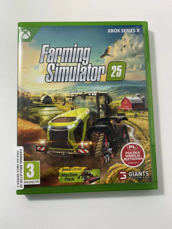 FARMING SIMULATOR 25 GRA NA XBOX SERIES X