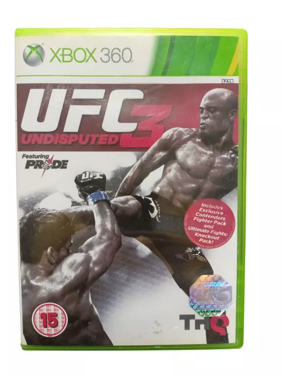 GRA NA XBOX 360 UFC UNDISPUTED 3