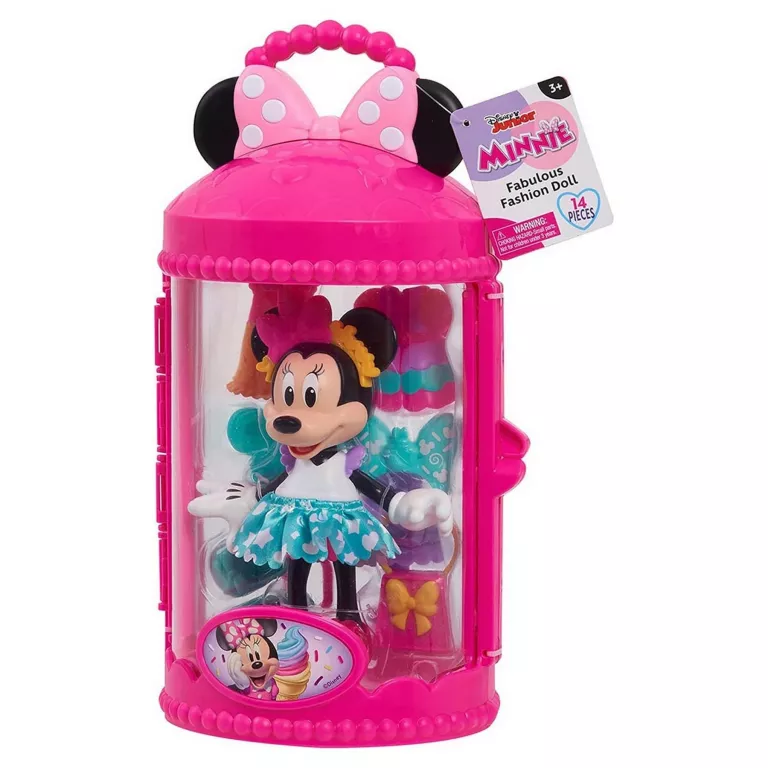 LALKA MYSZKA MINNIE - FABULOUS FASHION DOLL DISNEY JUNIOR JUST PLAY