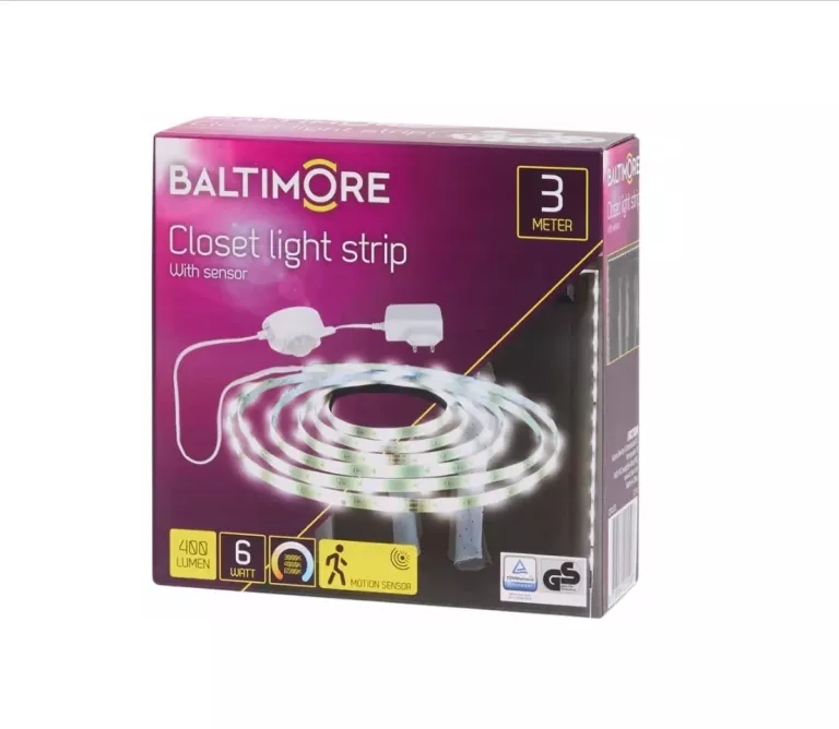 TAŚMA LED BALTIMORE 3MET Z CZUJNIKIEM RUCHU 400 LUMEN