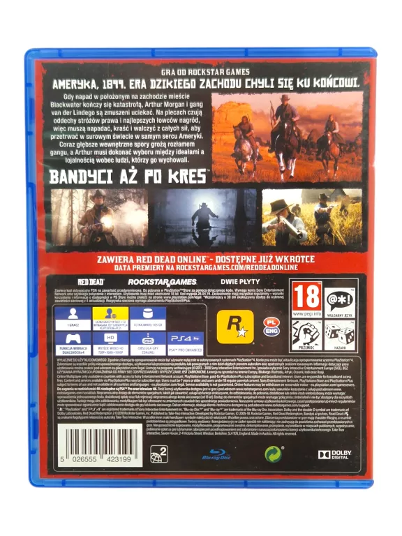 GRA PS4 RED DEAD REDEMPTION 2 NAPISY PL