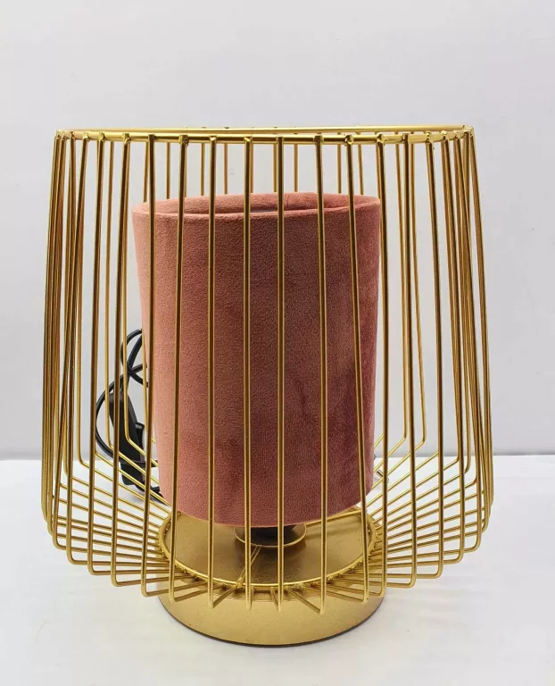 LAMPKA NOCKA MIRANDA BODZIO MEBLE KOLOR ZŁOTY E27 40 W