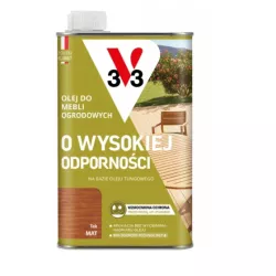 V33 OLEJ DO MEBLI OGRODOWYCH O WYSOKIEJ ODPORNOŚCI TEK 0,5L