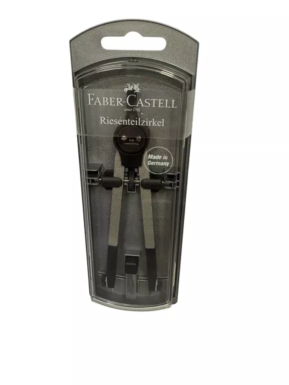 CYRKIEL FABER-CASTELL SZARY + RYSIKI KOMPLET OKAZJA!!