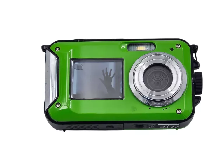WODOODPORNY APARAT CYFROWY KAMERA PODWODNA FULL HD 4K 48 MP DUAL SCREEN