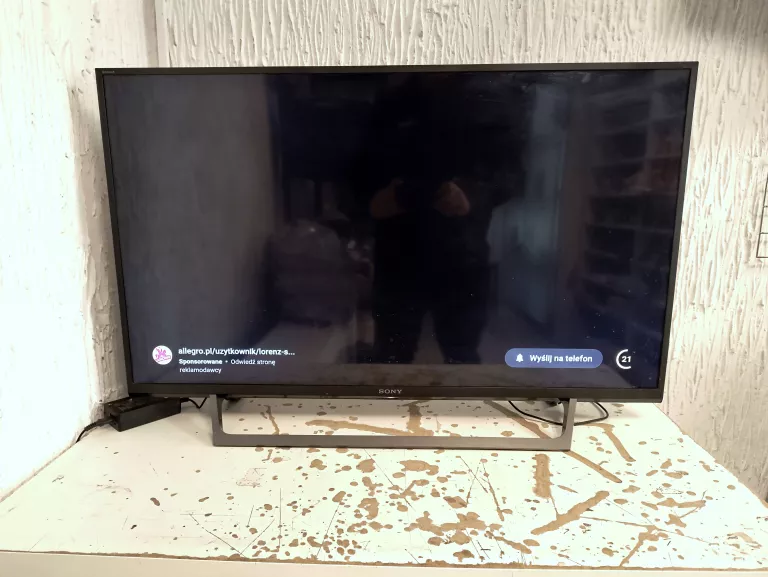 TELEWIZOR LED SONY KDL40WE660BAEP 40" FULL HD CZARNY