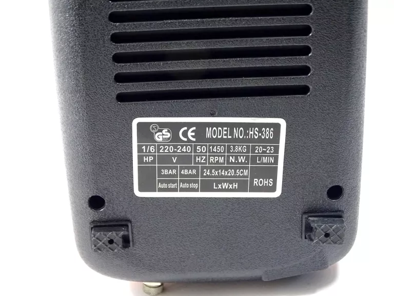 KOMPRESOR MODELARSKI HS-386 AUTO STOP AEROGRAF 0,3MM