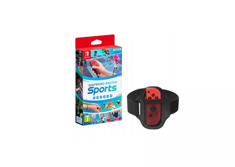 NINTENDO SWITCH SPORTS + OPASKA NA NOGĘ / GRA NA KARTRIDŻU