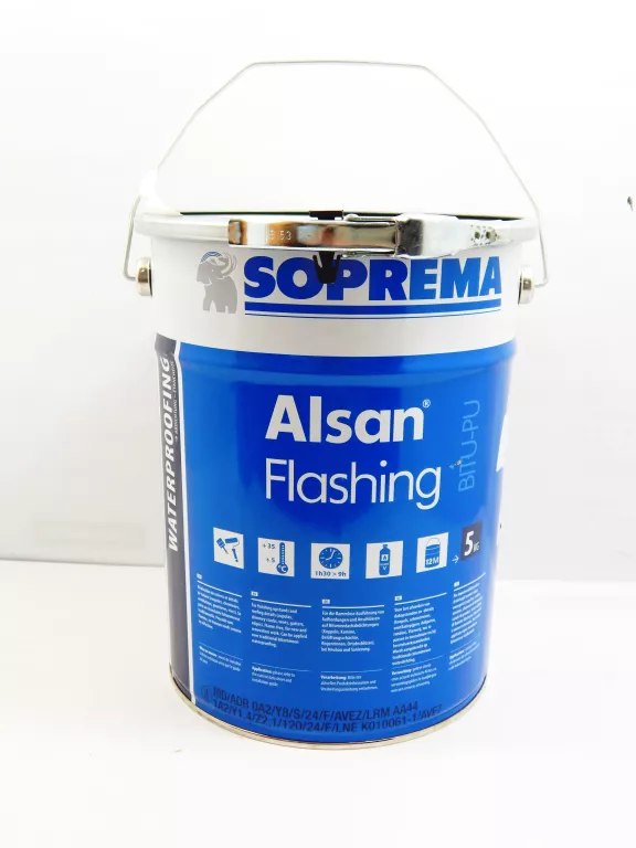 ŻYWICA POLIURETANOWO-BITUMICZNA ALSAN FLASHING 5KG SOPREMA