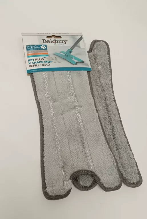 ZESTAW 2X WKŁAD DO MOPA BELDRAY PET PLUS X SHAPE MOP