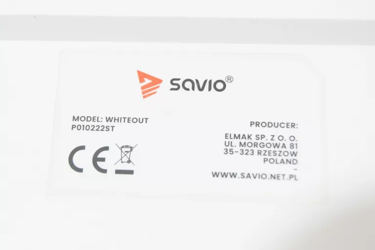 KLAWIATURA SAVIO WHITEOUT