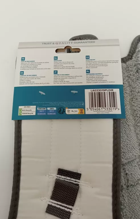 ZESTAW 2X WKŁAD DO MOPA BELDRAY PET PLUS X SHAPE MOP
