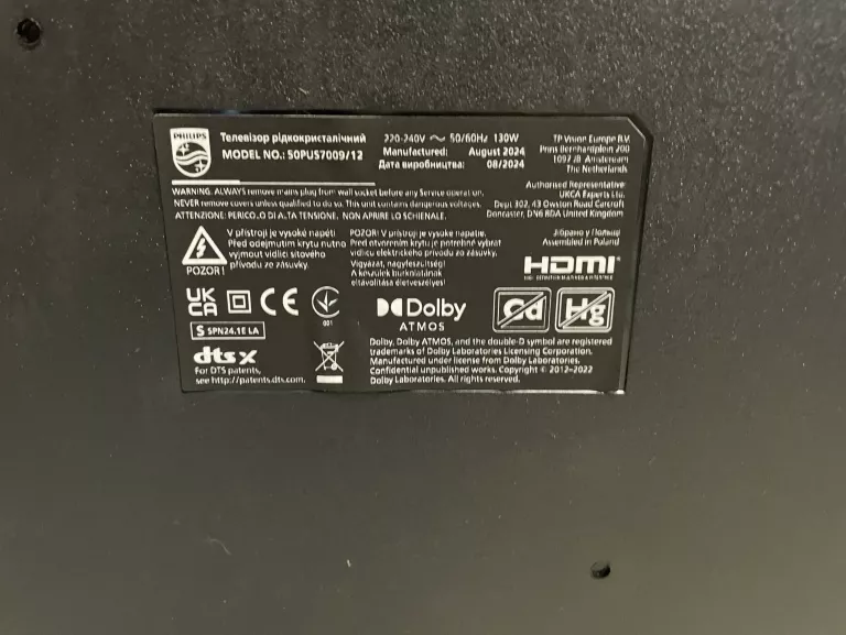 TELEWIZOR PHILIPS 50PUS7009/12 Z PILOTEM