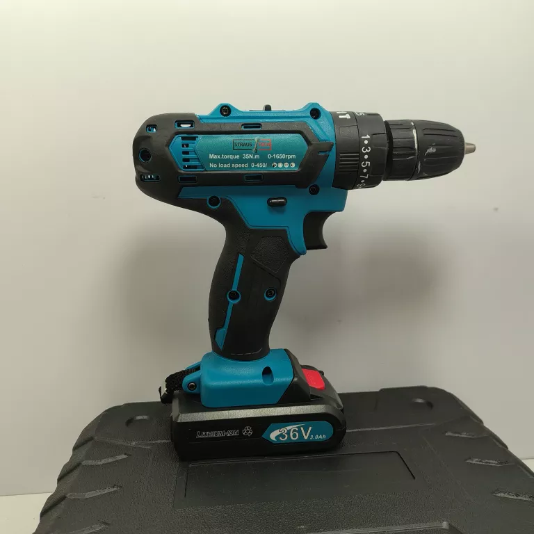 WIERTARKO-WKRĘTARKA STRAUS TECH 36V KOMPLET