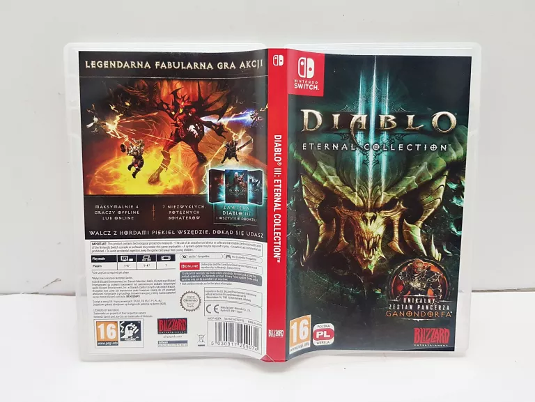 GRA NINTENDO SWITCH DIABLO 3 ETERNAL COLLECTION