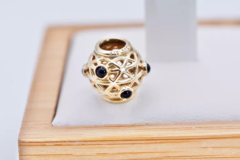 ORYGINALNY CHARMS PANDORA CONSTELLATION ONYX 750508ON 585 2,35G Z ONYKSAMI