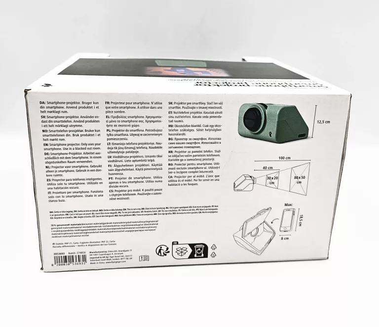 PROJEKTOR DO SMARTFONA FLYING TIGER 3053693 KOMPLET