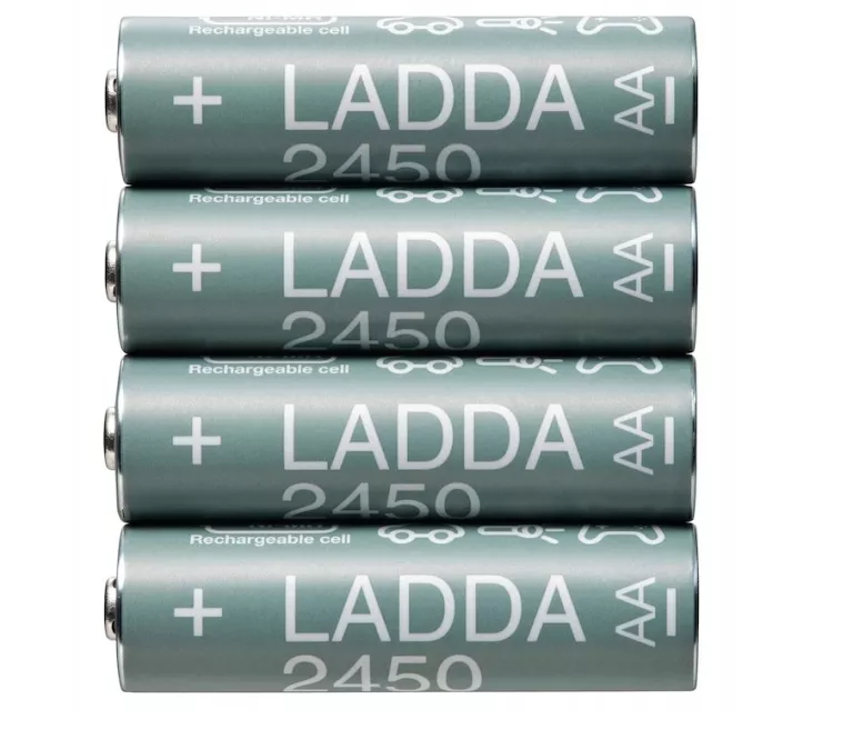 IKEA LADDA AKUMULATORKI AA 2450MAH 1.2V NIMH 4SZT
