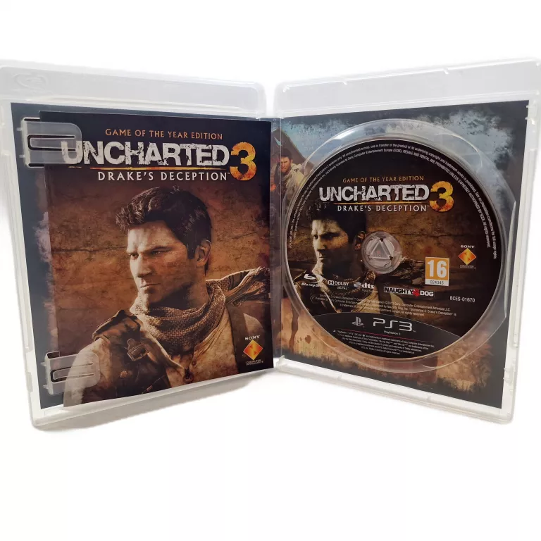 2 GRY NA PS3 UNCHARTED 3 I THE FIGHT