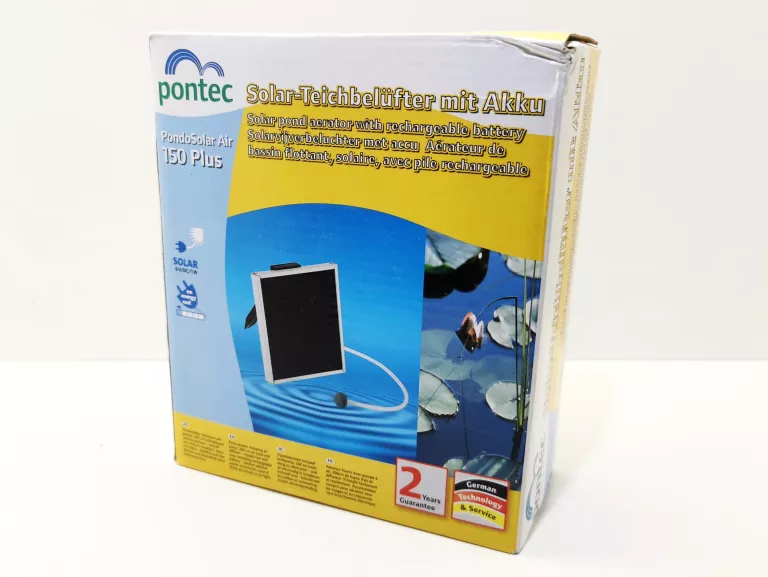 PONTEC PONDOSOLAR AIR 150 PLUS NAPOWIETRZACZ SOLARNY DO OCZKA