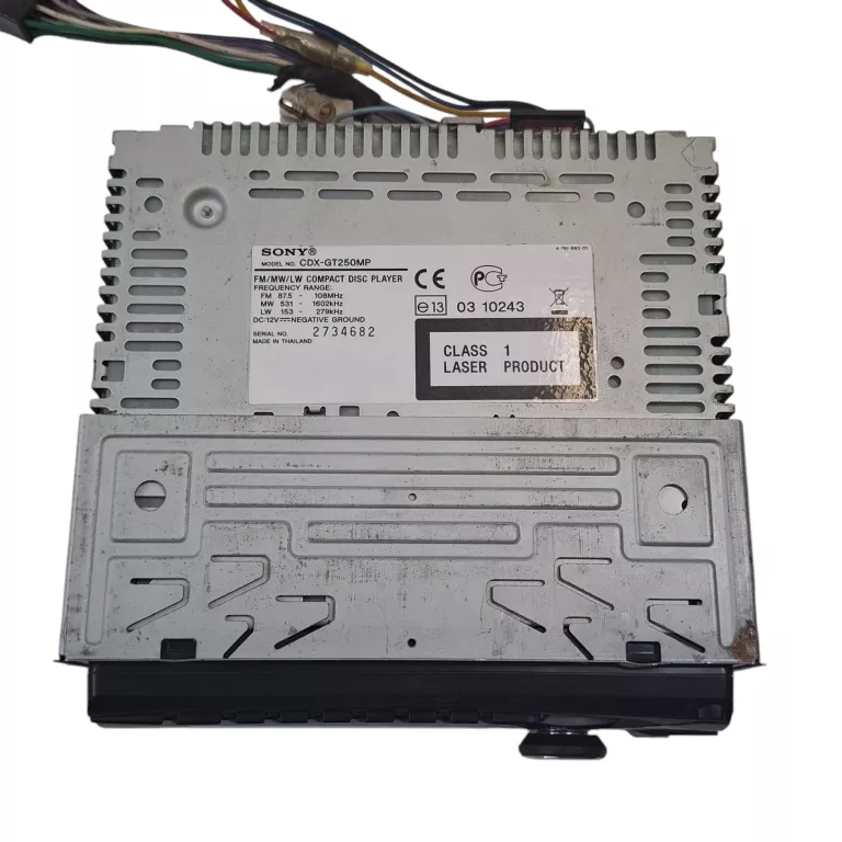 RADIO SONY XPLOD CDX-GT250MP