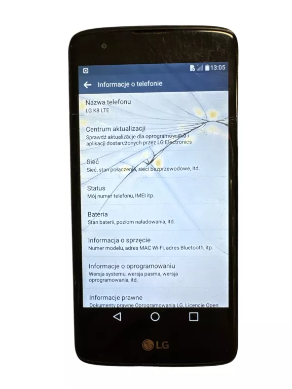 TELEFON LG K8 LTE LG-K350N ZBITY