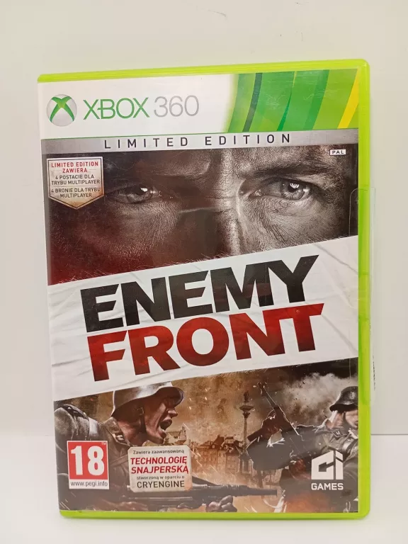 GRA ENEMY FRONT MICROSOFT XBOX 360