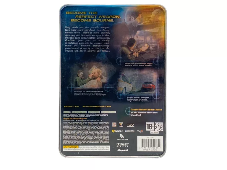 ROBERT LUDLUM'S THE BOURNE CONSPIRACY CLASSIFIED EDITION PAL XBOX 360