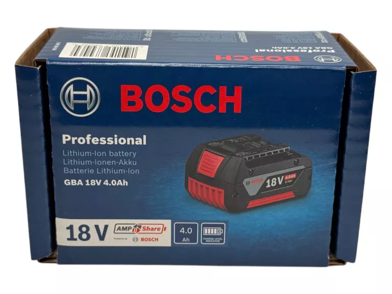 AKUMULATOR LI-ION BOSCH PROFESSIONAL GBA 18 V 4.0AH AMPSHARE