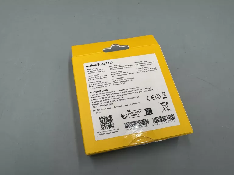 SŁUCHAWKI BEZPRZEWODOWE DOKANAŁOWE REALME BUDS T310