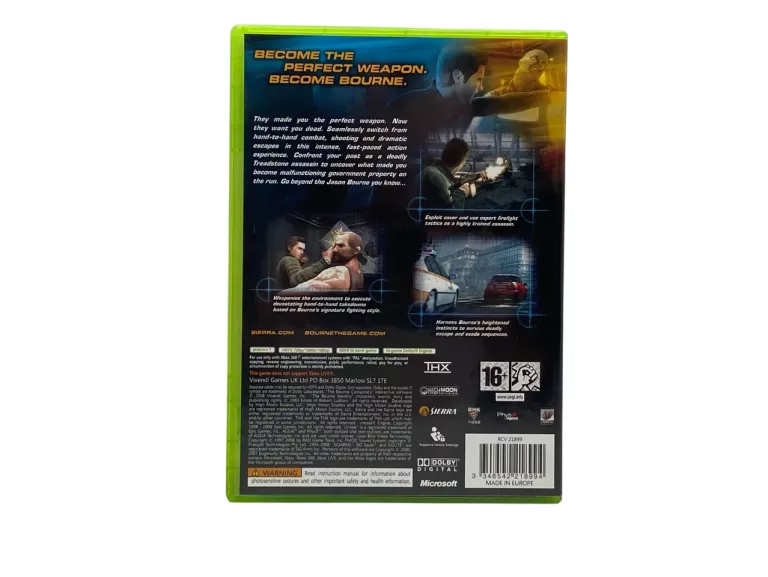 ROBERT LUDLUM'S THE BOURNE CONSPIRACY CLASSIFIED EDITION PAL XBOX 360