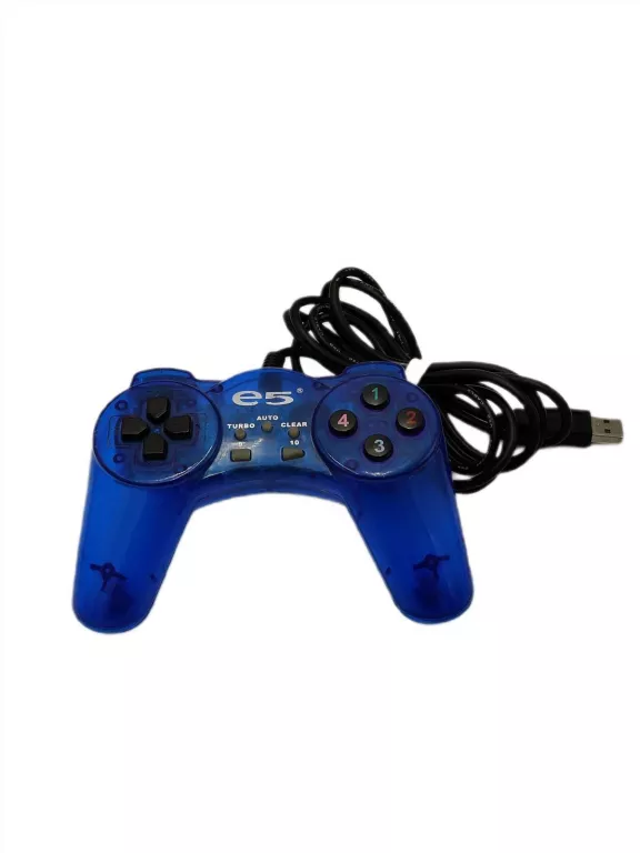 NIEORYGINALNY PAD DO PS3 E5 NIEBIESKI OPIS
