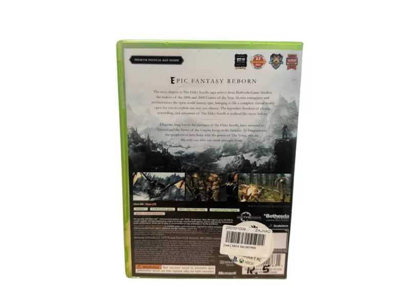 GRA XBOX 360 THE ELDER SCROLLS V SKYRIM